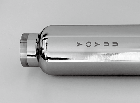 YOYUU Aurora Stainless Steel Water Bottle - Anodized Silver