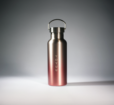 YOYUU Aurora Stainless Steel Water Bottle - Mystic Rosé
