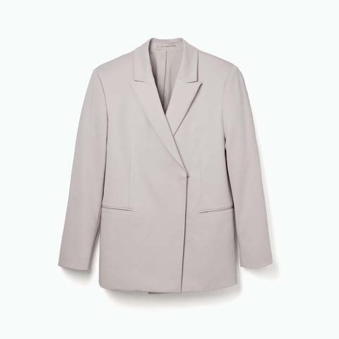 Wmns Capilano Double Breasted Blazer — Sand