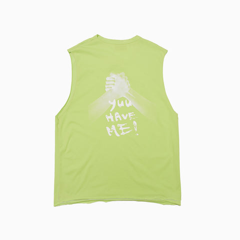 Brethren Muscle Tank (Faded Lime)