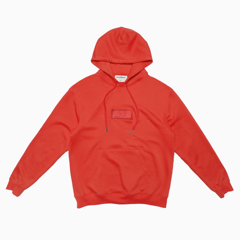 YHM Velcro Patch L/S Hoodie (Red)