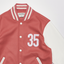 Forever 35 Varsity Jacket (Coral)