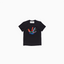 Lucca Embroidered Dove Kids SS T-Shirt (Black)